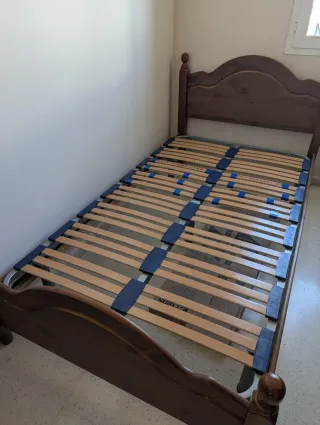Cama 105x190cm: Estructura, Somier y colchón viso