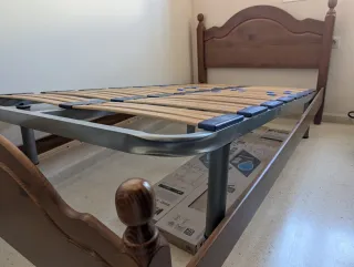 Cama 105x190cm: Estructura, Somier y colchón viso