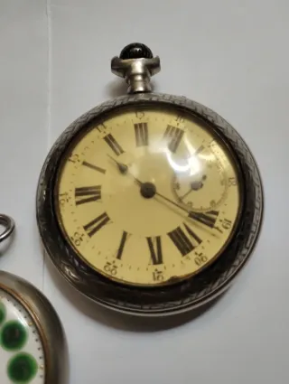 Lote 3 orologi da tasca svizzeri