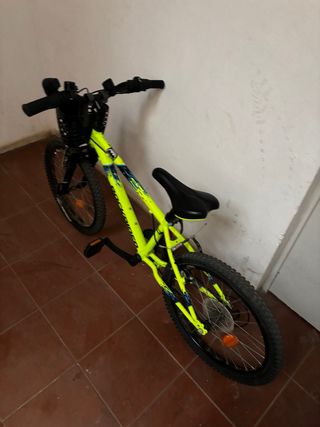 Bicicleta Rockrider Infantil Verde