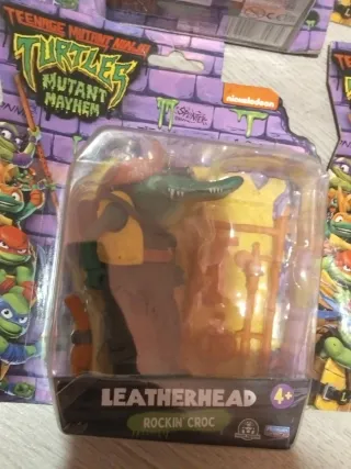 Pack 4 Figuras Tortugas Ninja Mutant Mayhem