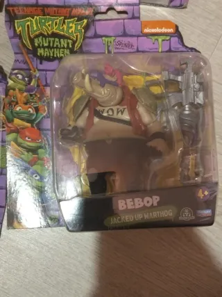 Pack 4 Figuras Tortugas Ninja Mutant Mayhem