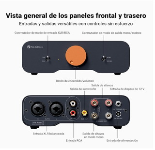 Amplificador Fosi Audio ZA3 Balanceado Nuevo