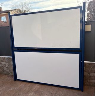 Litera doble abatible metal/madera