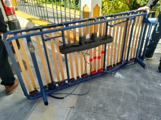 Cama eléctrica articulada con mando