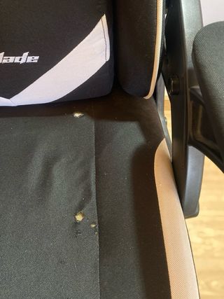 Silla Gamer Warblade Negra y Blanca