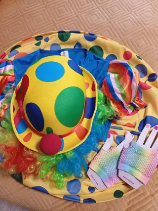 Disfraz de Payaso Talla Única