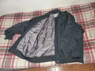 Chaqueta Bomber Adidas Talla XL Negra