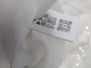 Vestido lentejuelas Zara blanco t/ S