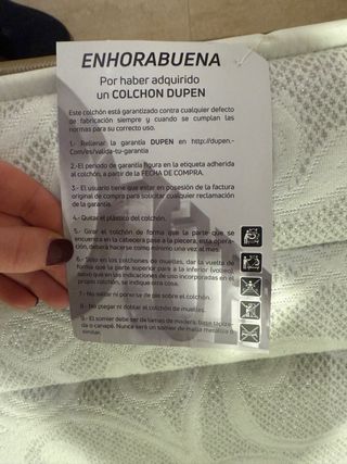 Canapé con colchón memory plus
