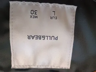 Bomber Pull&Bear raso negra bordada