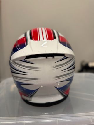 Casco SHOEI Rojo y Blanco Fibra Carbono para niños