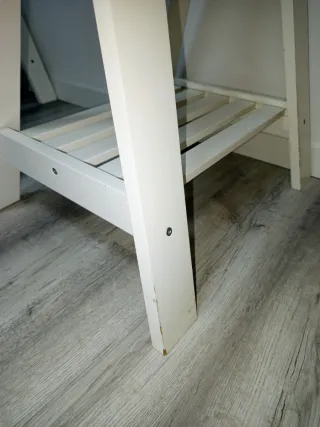 Escritorio Ikea Cristal Blanco