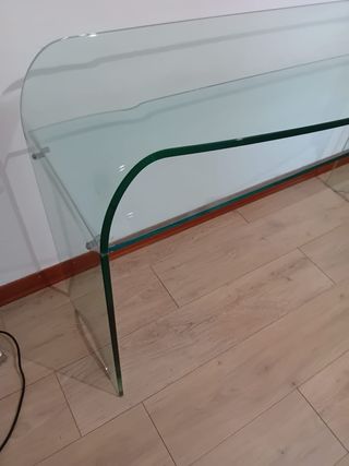 Consolle in vetro per ingresso