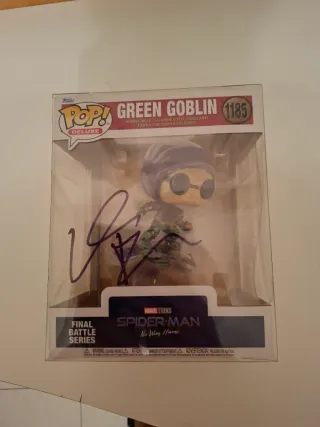 Funko pop green goblin autografato
