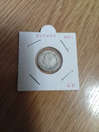 50 Céntimos España 1880