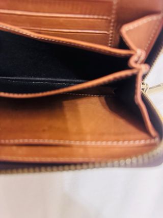 Monedero Carolina Herrera Marrón 9x14.5cm Piel