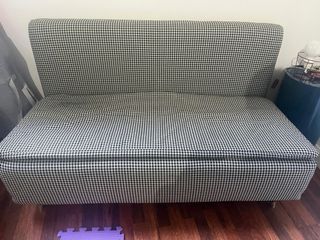 Sofá-cama 2 plazas tela Maisons du Monde