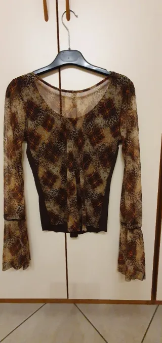 Camicetta Intimissimi donna manica lunga fantasia