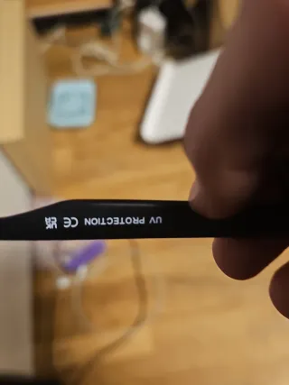 Gafas de Sol Giorgio Armani Negras y Doradas