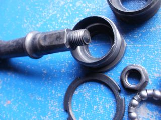 Eje pedalier cuadradillo 119mm bici antigua