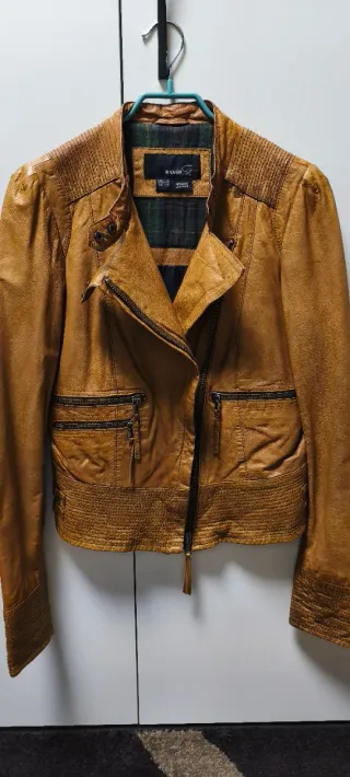 Chaqueta vintage de piel