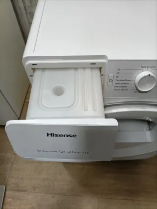 Secadora Hisense 9kg Bomba Calor A++ con Garantía