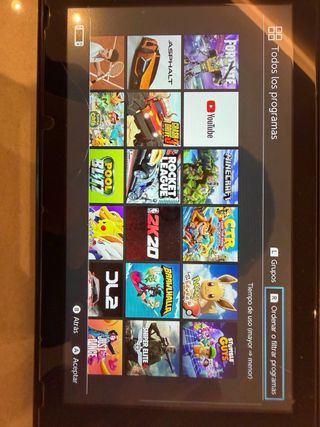 Nintendo Switch, 5 juegos y accesorios