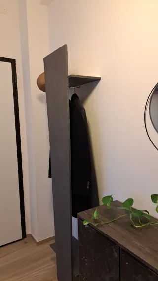 Mobile appendiabiti ingresso design ardesia