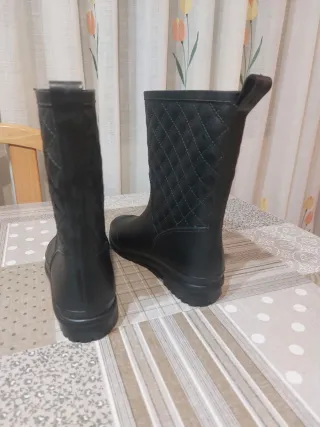 Botas de agua negras talla 37