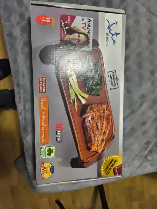 Plancha Eléctrica Jata Terracota