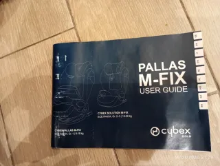 Silla Cybex Pallas M-FIX Grupo I-II-III Roja