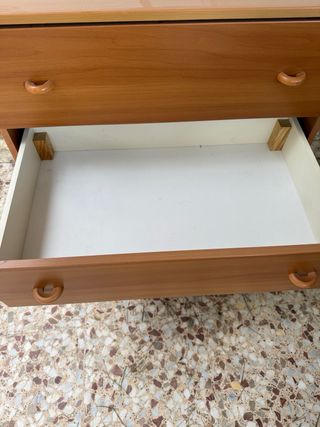 Cómoda de madera 4 cajones