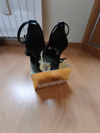 Zapatos de baile tiras negras Reina 40