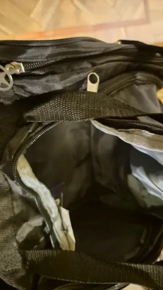 Borsa danza/ginnastica nera con stelle