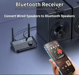 Receptor de Audio Bluetooth 5.3 con Sonido 3D Dual