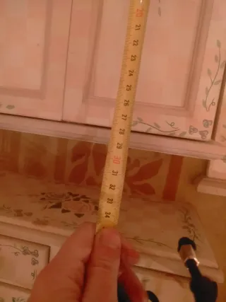 Conjunto espejo y armario madera