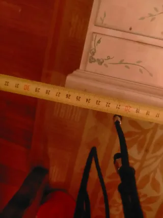 Conjunto espejo y armario madera