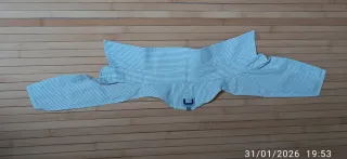 Conjunto Falda y Chaleco Negro Gris