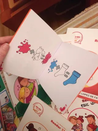 Libros colegio leer en un clic, yoyo phonics emat