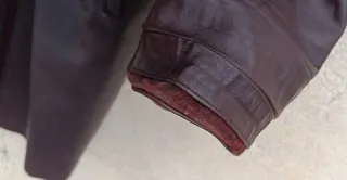 Giaccone in pelle vintage donna