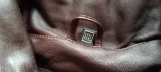 Giaccone in pelle vintage donna