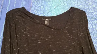 Vestito midi nero H&M