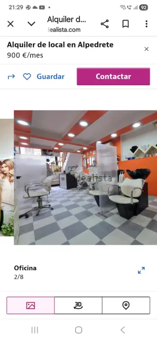 Mobiliario Peluquería Completo precio a convenir