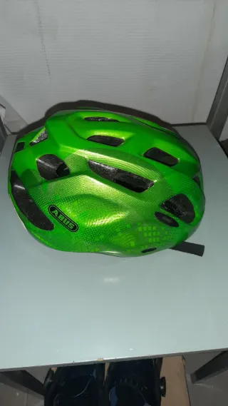 Casco de Bicicleta Verde Brillante