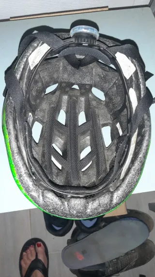 Casco de Bicicleta Verde Brillante