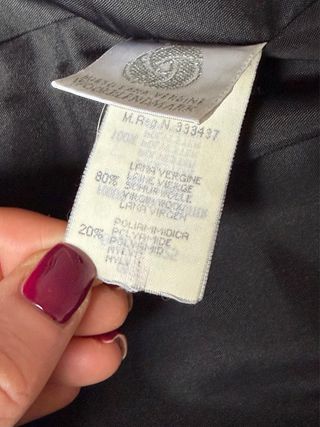 Cappotto lungo grigio donna vintage cappottino