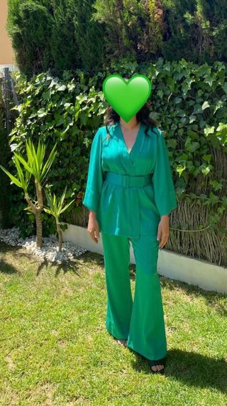 Conjunto kimono y pantalón T36