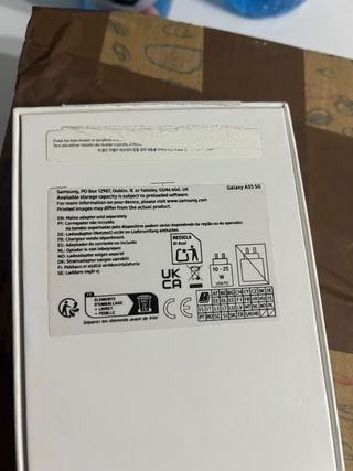 Caja Samsung Galaxy A55 5G