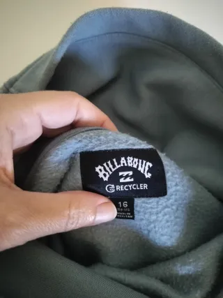 Sudadera Billabong niño capucha azul